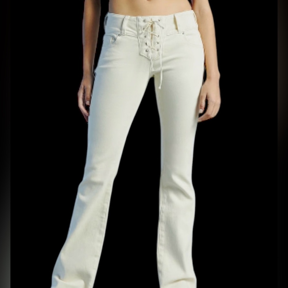 PacSun Lace-up Bootcut Stretch Jeans